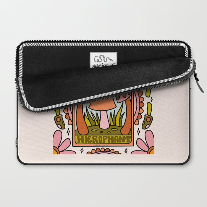 5. The Hierophant Mushroom Laptop Sleeve Gallery Image 2