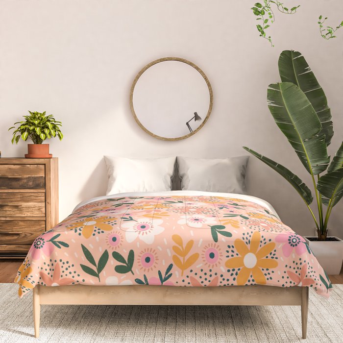 Autumn Floral Pattern Comforter Gallery Image 3