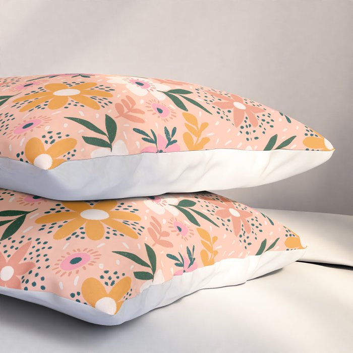 Autumn Floral Pattern Pillow Sham Gallery Image 3