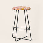 Autumn Floral Pattern Stool Gallery Image 1