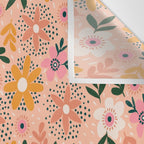 Autumn Floral Pattern Wall Tapestry Gallery Image 3