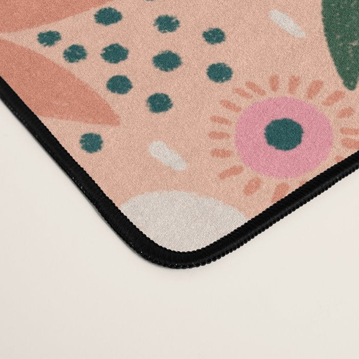 Autumn Floral Pattern Desk Mat Gallery Image 4