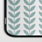 Scandinavian Mid Century Pattern 1950s Blue Laptop Sleeve Gallery Image 3