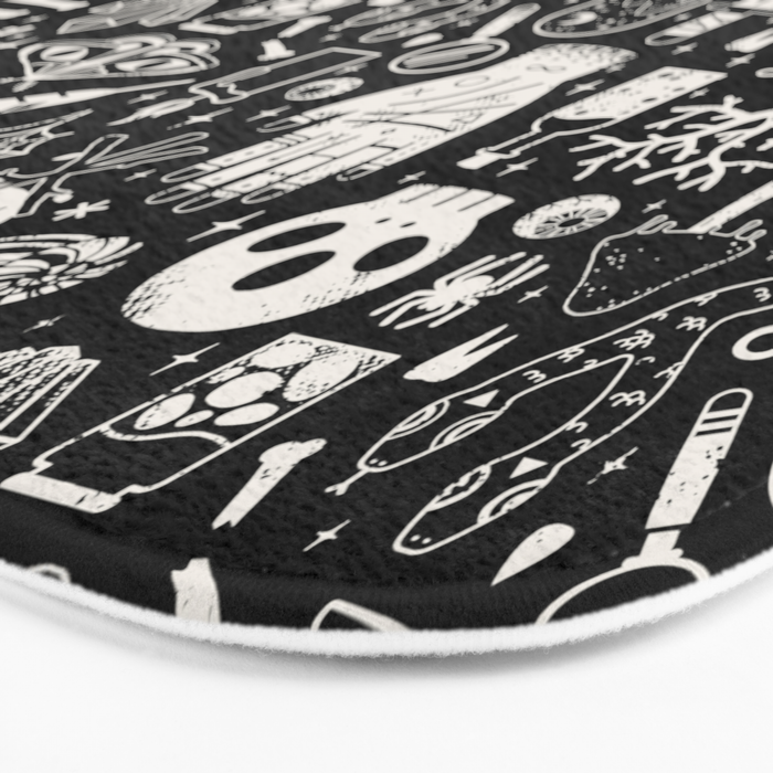 Curiosities: Bone Black Bath Mat Gallery Image 3