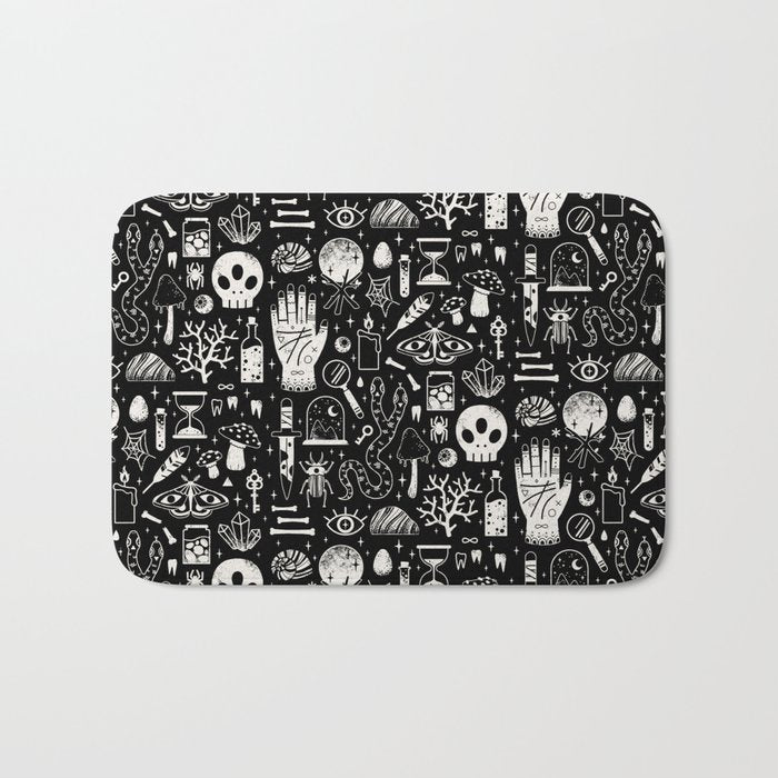 Curiosities: Bone Black Bath Mat Gallery Image 1