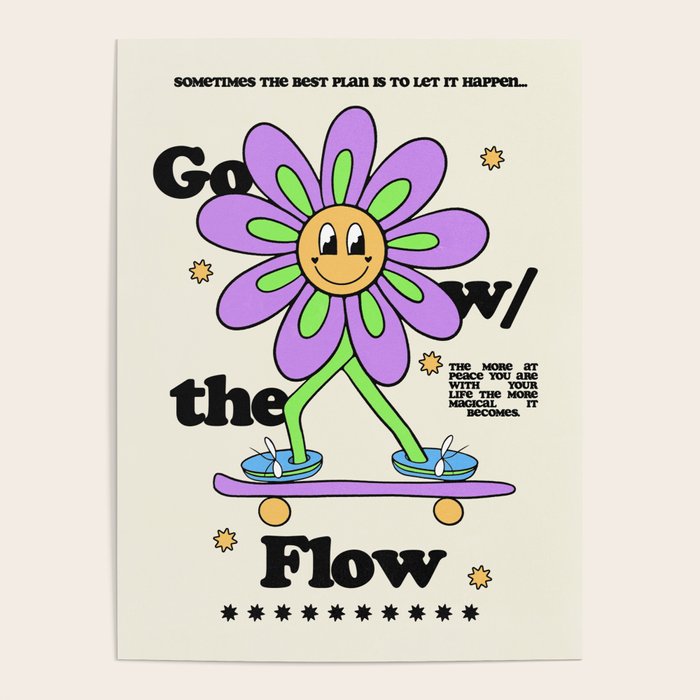 Go with the Flow Poster