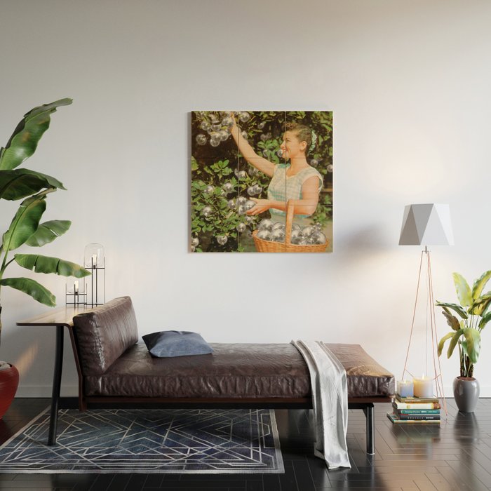 Disco Ball Grove Wood Wall Art Gallery Image 2