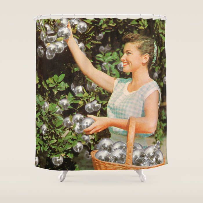 Disco Ball Grove Shower Curtain Gallery Image 1