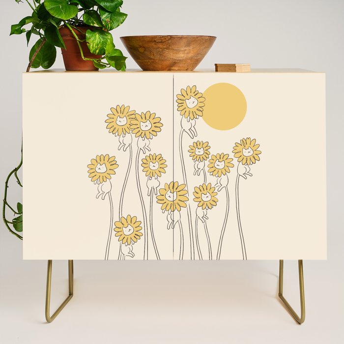 Cat and Plant 45 Credenza Gallery Image 1
