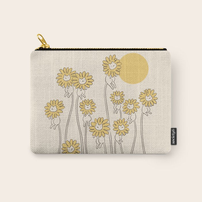 Cat and Plant 45 Carry All Pouch Gallery Image 1