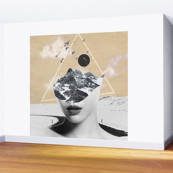 collage art / Wild Nature Wall Mural Gallery Image 2