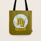 Virgo Snow Globe Tote Bag Gallery Image 1