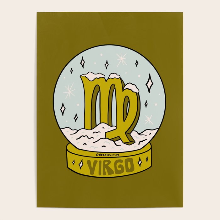 Virgo Snow Globe Poster Gallery Image 1