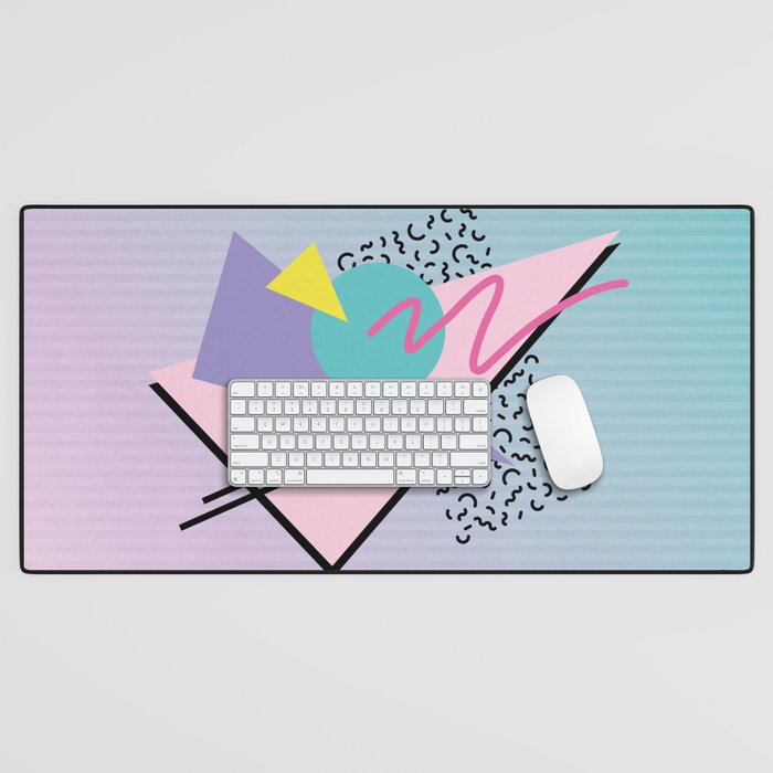 Memphis pattern 44 - 80s / 90s Retro Desk Mat Gallery Image 1