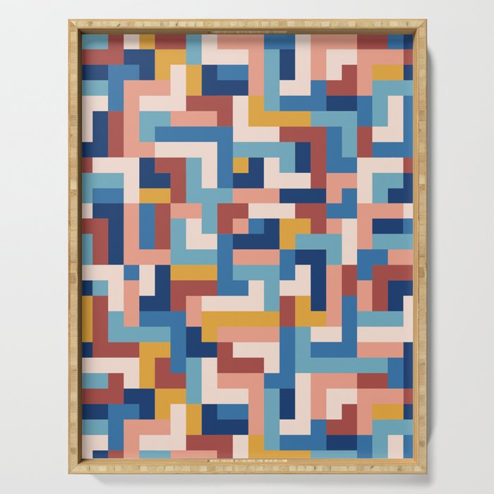 Boho M Tetris C Serving Tray Gallery Image 1