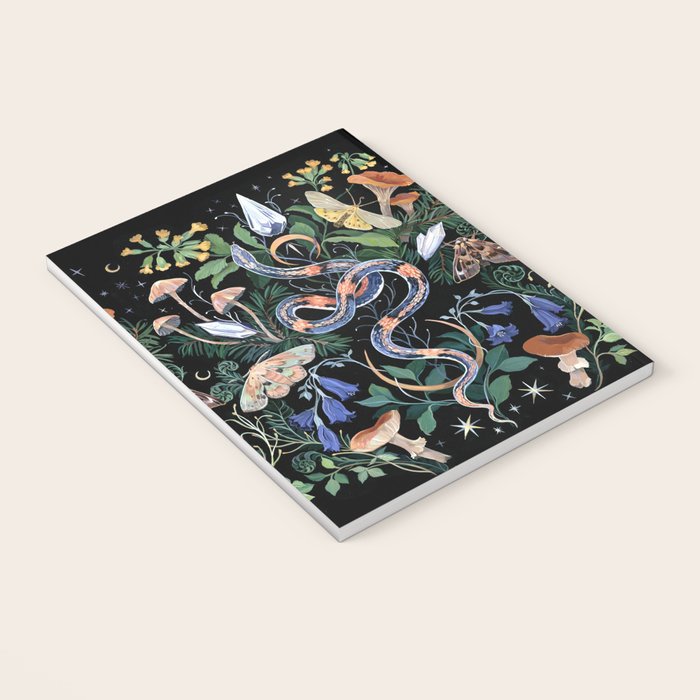 Mushroom Snake Crystals Garden Notebook Gallery Image 3