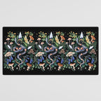 Mushroom Snake Crystals Garden Desk Mat Gallery Image 3