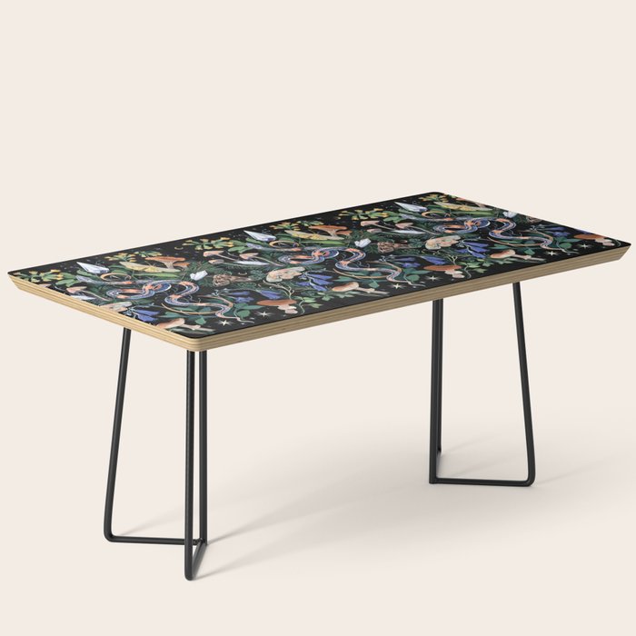 Mushroom Snake Crystals Garden Coffee Table Gallery Image 1