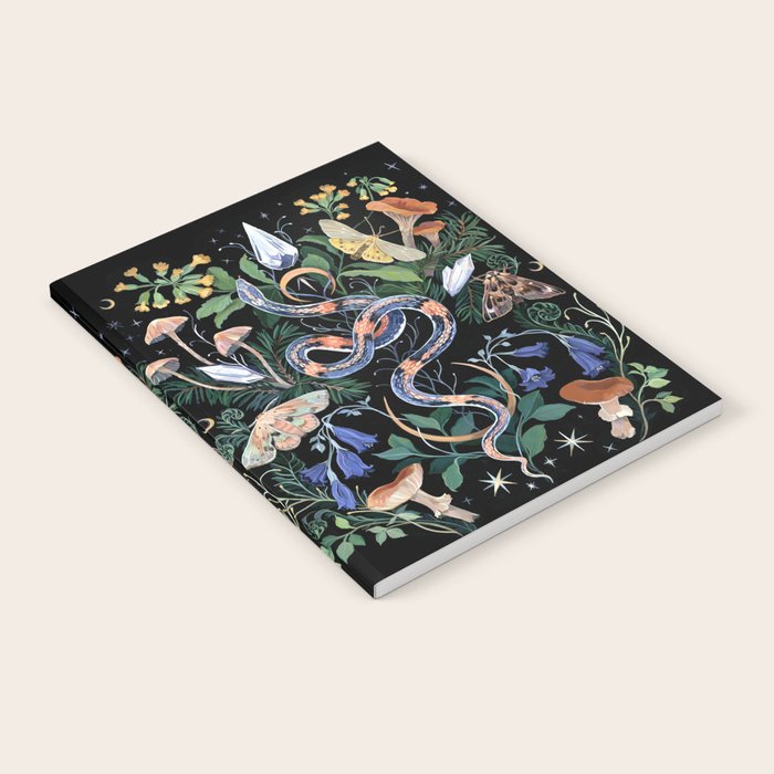 Mushroom Snake Crystals Garden Notebook Gallery Image 1