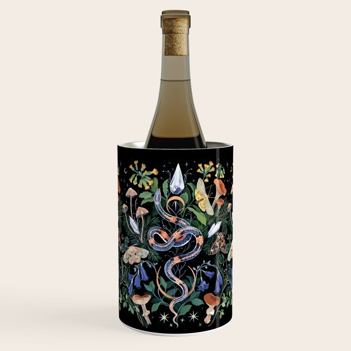 Mushroom Snake Crystals Garden Wine Chiller Gallery Image 1