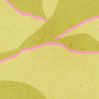 Green and pink botanical abstract Coffee Mug Gallery Image 2