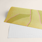 Green and pink botanical abstract Wrapping Paper Gallery Image 2