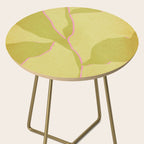 Green and pink botanical abstract Side Table Gallery Image 2