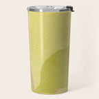 Green and pink botanical abstract Travel Mug Gallery Image 2