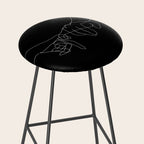 Black Pinky Swear Stool Gallery Image 2
