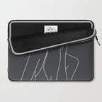 Minimal Line Art of a Woman Laptop Sleeve Gallery Image 2