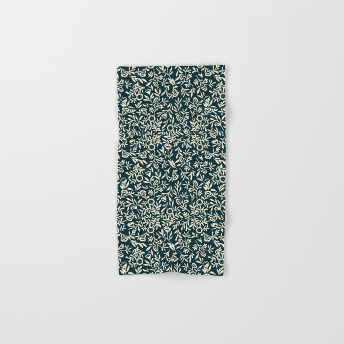 Bold Folk floral pattern Bath Towel Gallery Image 1