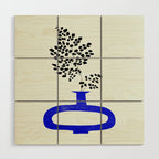The Blue Vase 02 Wood Wall Art Gallery Image 1