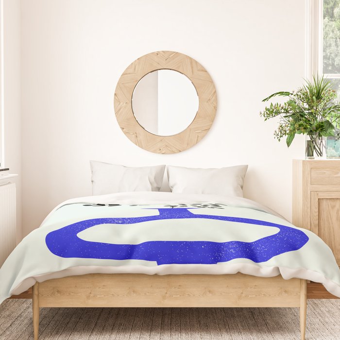 The Blue Vase 02 Duvet Cover Gallery Image 3