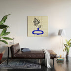 The Blue Vase 02 Wood Wall Art Gallery Image 2