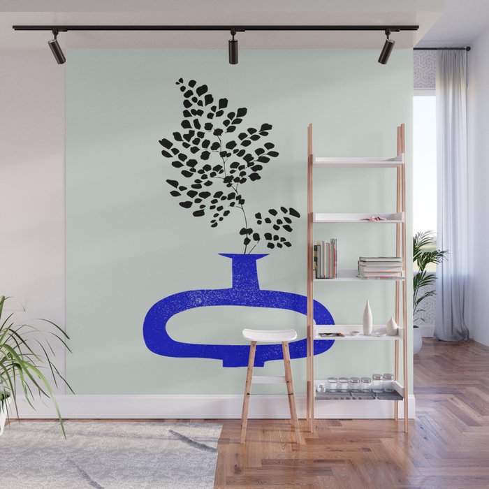 The Blue Vase 02 Wall Mural Gallery Image 1