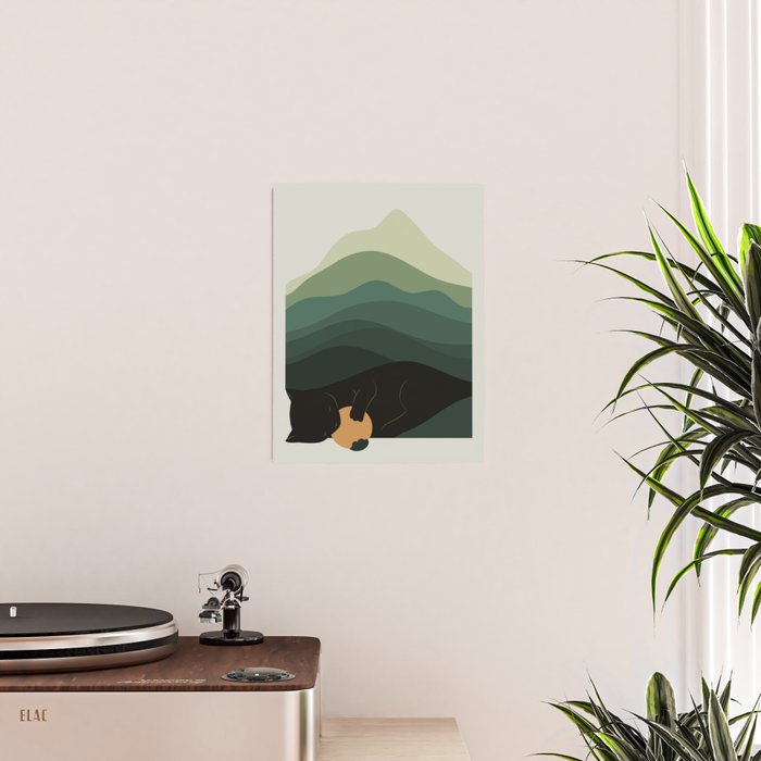 Cat Landscape 8B: Where does the Sun go? Poster Gallery Image 2