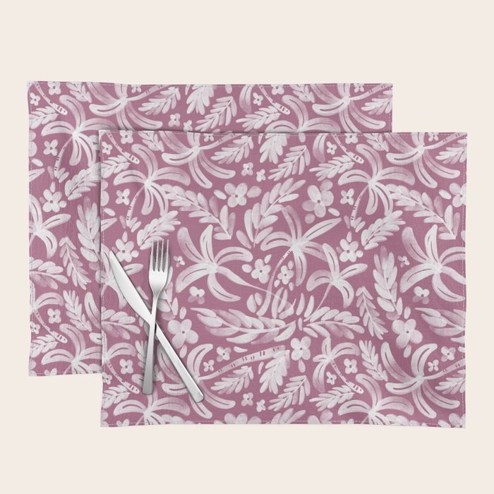 Pink Tropical Bliss Placemat Gallery Image 1