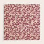 Pink Tropical Bliss Wood Wall Art Gallery Image 1