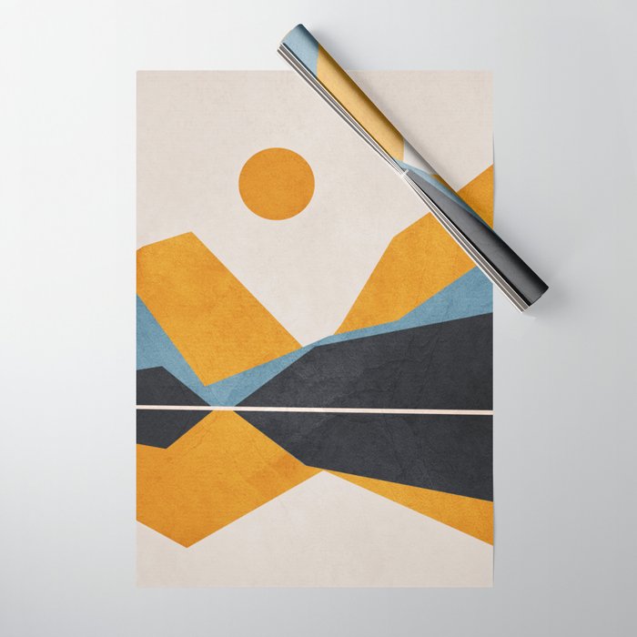Line Mountain Beauty II Wrapping Paper Gallery Image 1