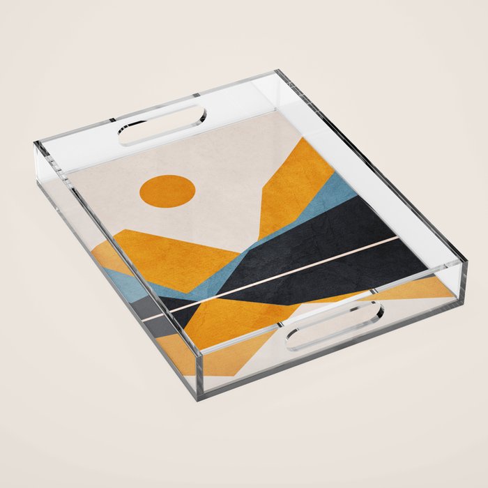 Line Mountain Beauty II Acrylic Tray Gallery Image 1