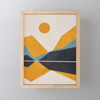 Line Mountain Beauty II Mini Art Print Gallery Image 1