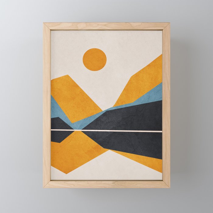 Line Mountain Beauty II Mini Art Print Gallery Image 1