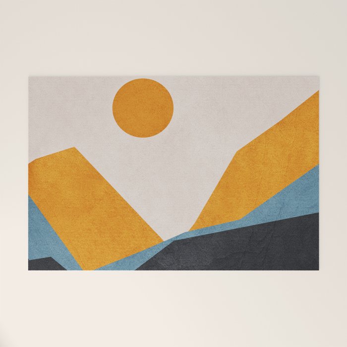 Line Mountain Beauty II Welcome Mat Gallery Image 1