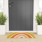 Retro Rainbow Welcome Mat Gallery Image 3