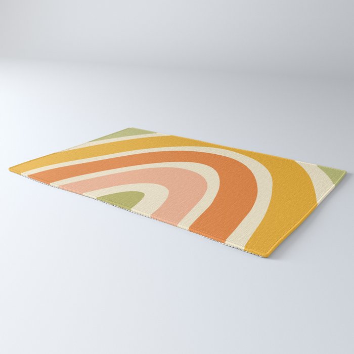 Retro Rainbow Rug Gallery Image 3