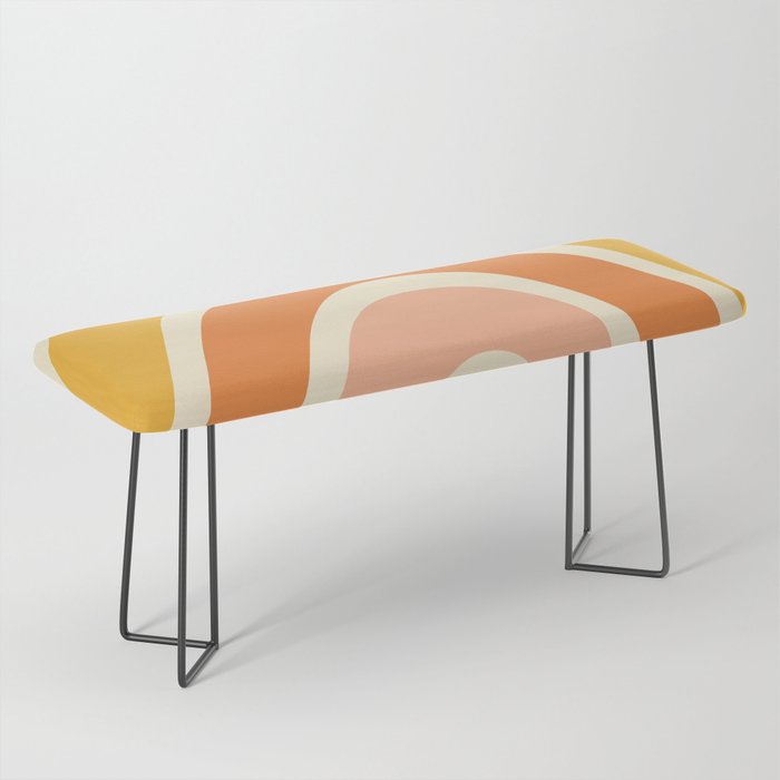 Retro Rainbow Bench Gallery Image 1