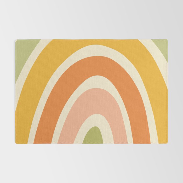 Retro Rainbow Rug Gallery Image 2