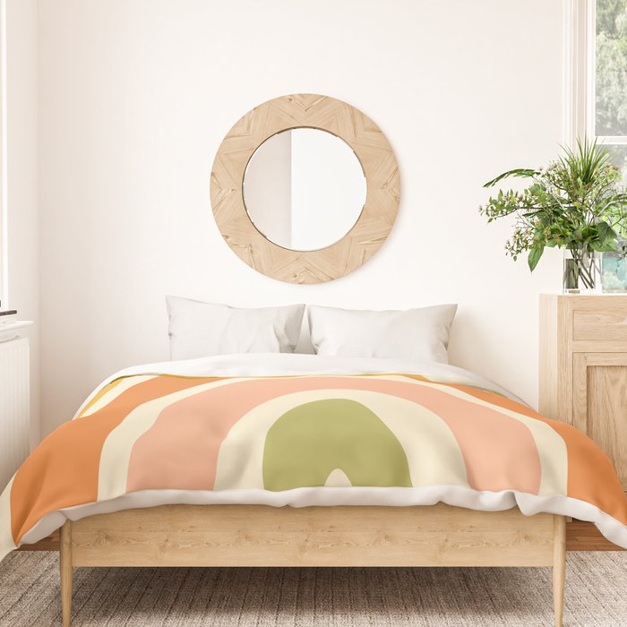 Retro Rainbow Duvet Cover Gallery Image 3