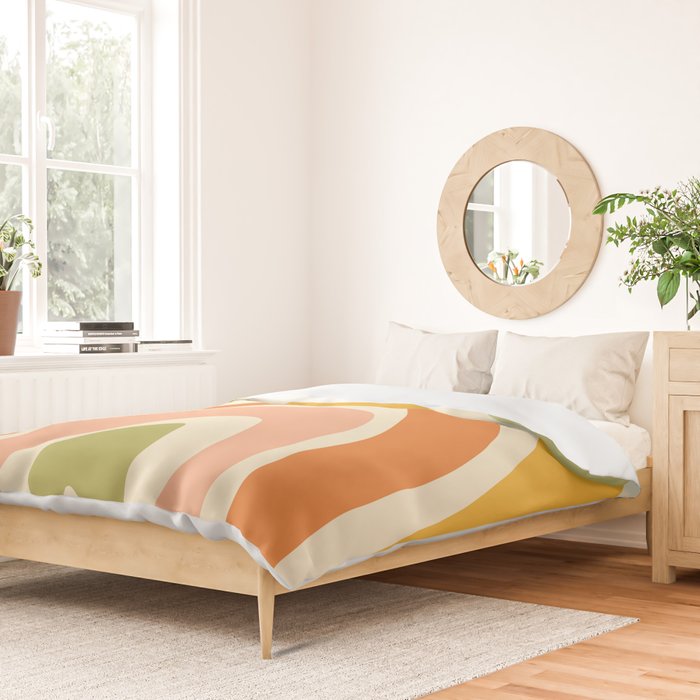 Retro Rainbow Duvet Cover Gallery Image 2