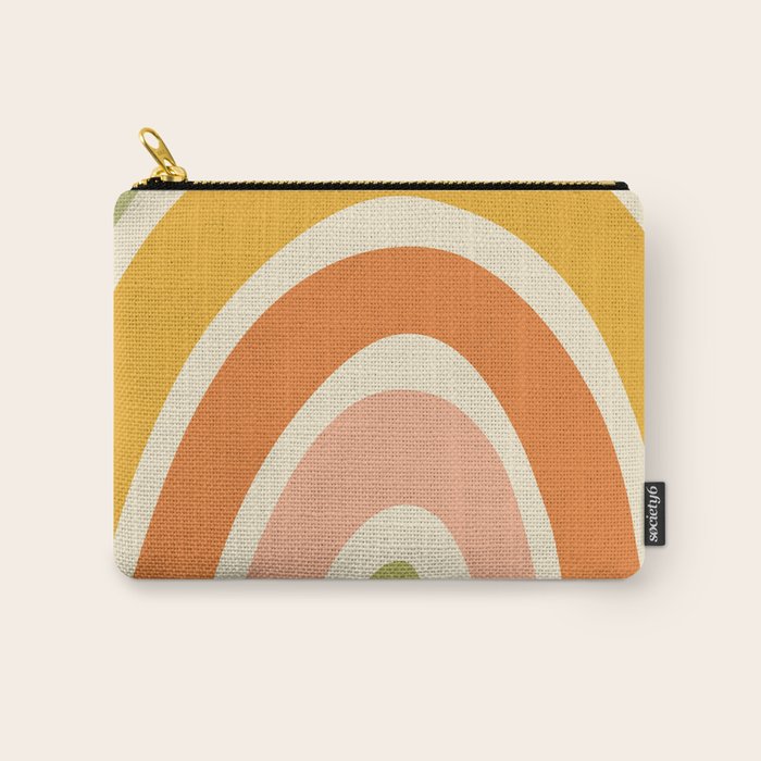 Retro Rainbow Carry All Pouch Gallery Image 1